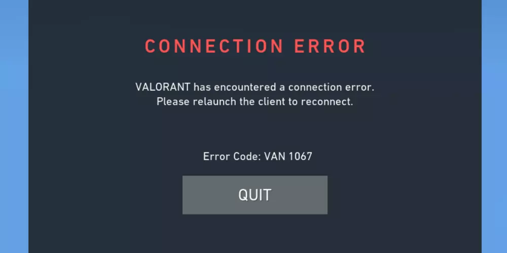 Valorant Windows 11 Error
