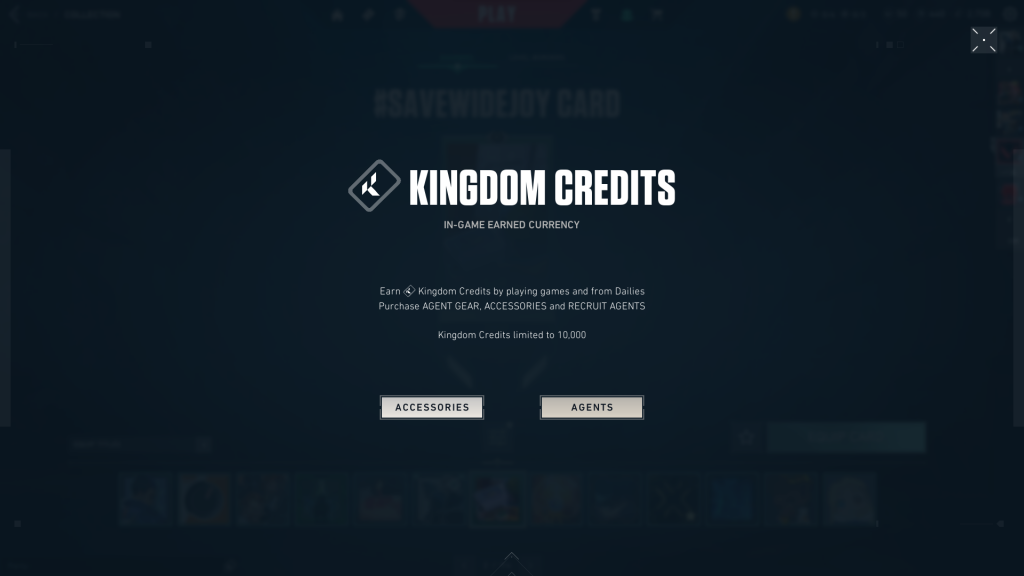 valorant kingdom credits